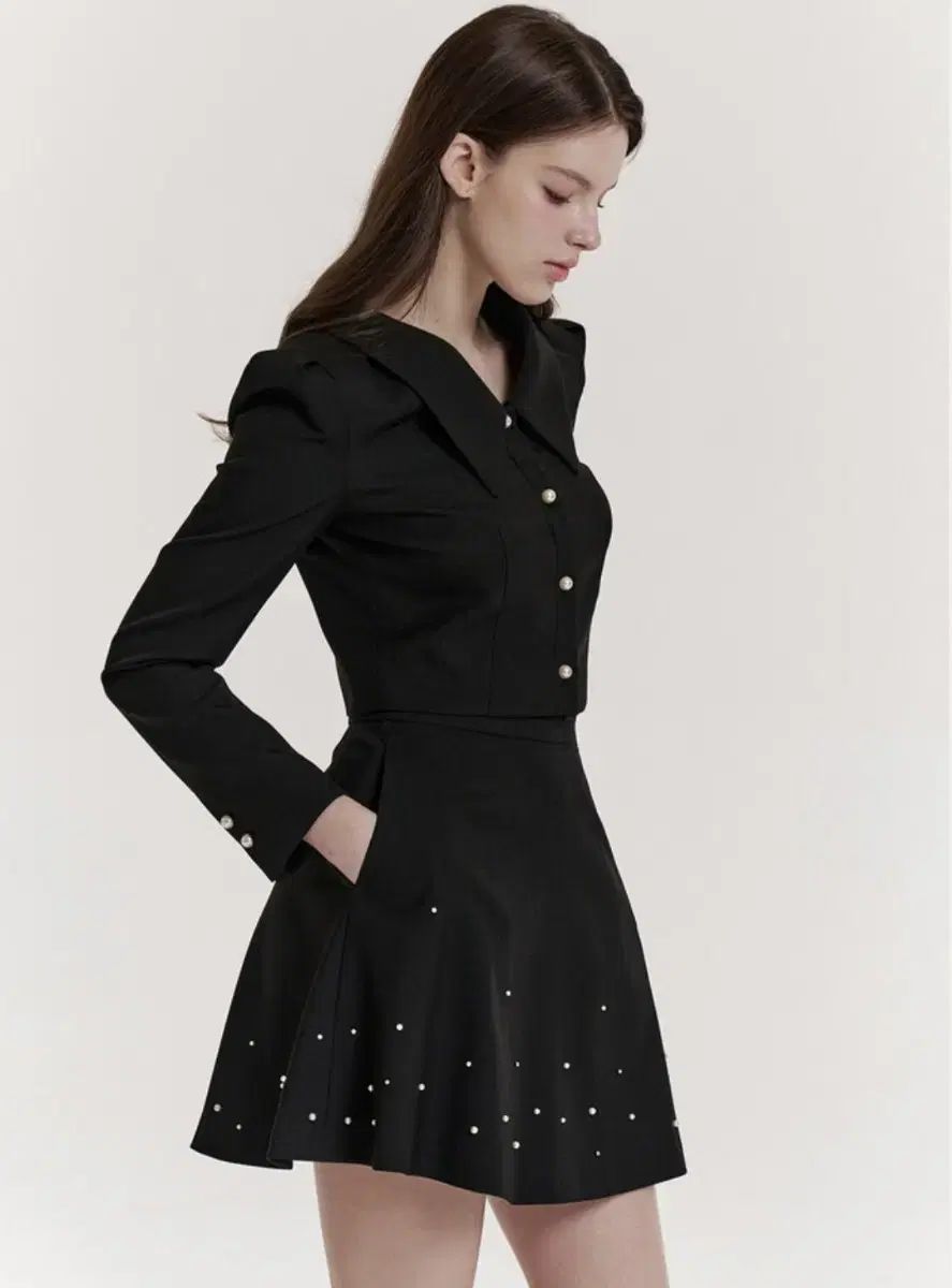 GRACE U グレースユー マーキュリー ミニ スカート 黒 m