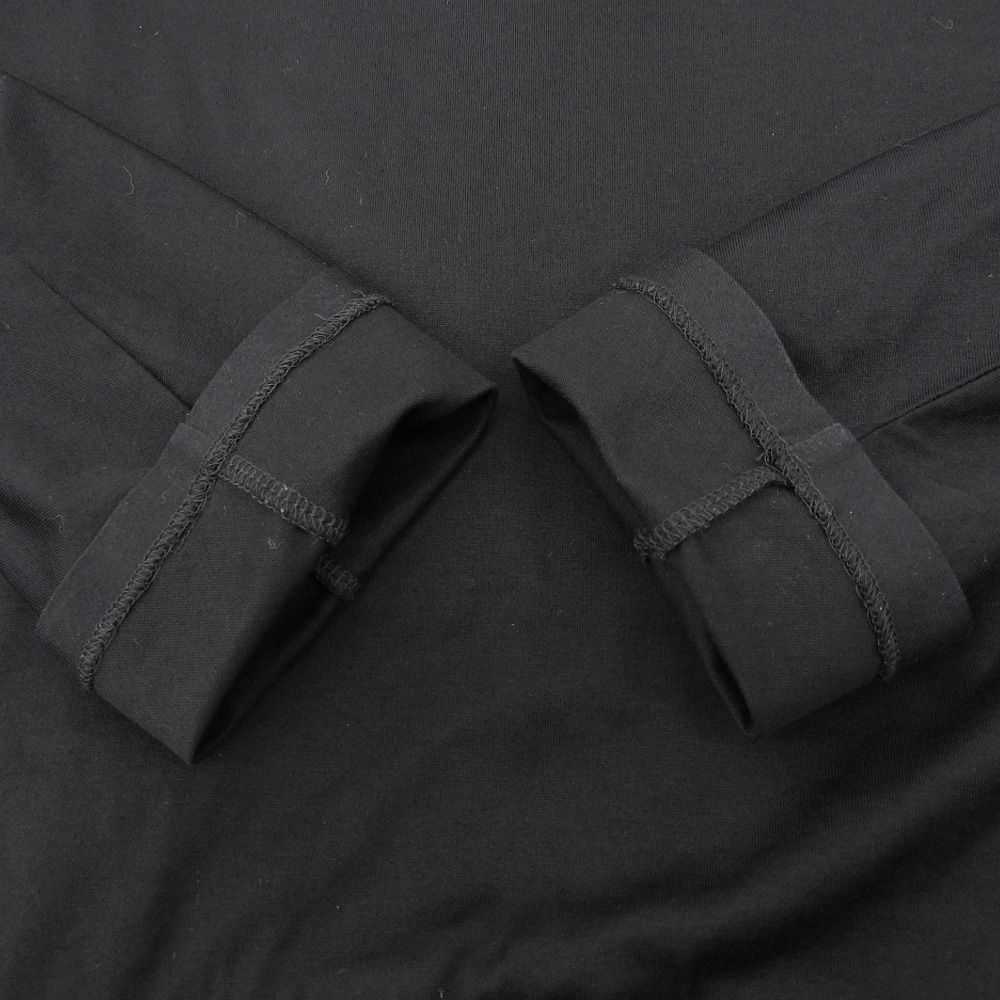 美品 PRADA プラダ フロントサークルロゴ コットン ロングスリーブ  