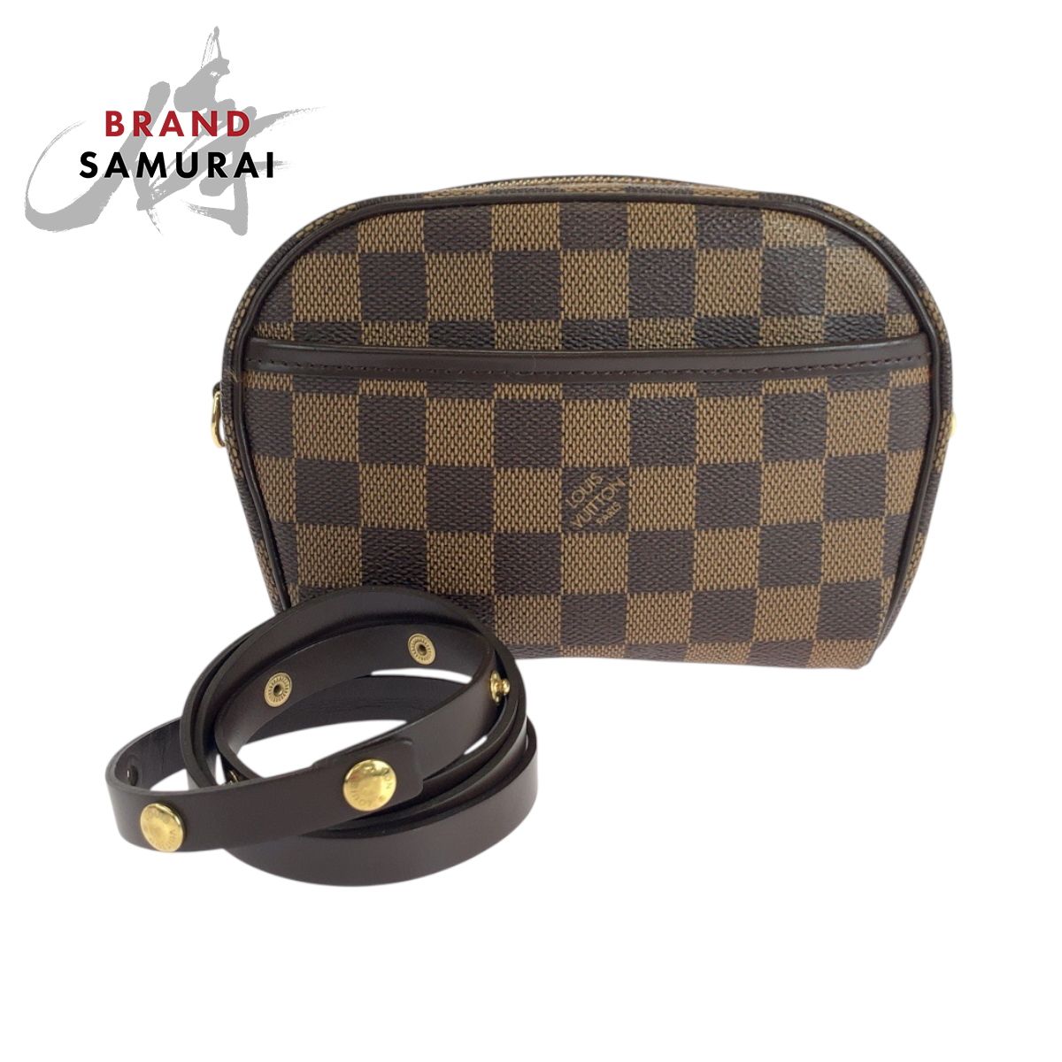 美品 LOUIS VUITTON ルイヴィトン ダミエ エベヌ ポシェット イパネマ  