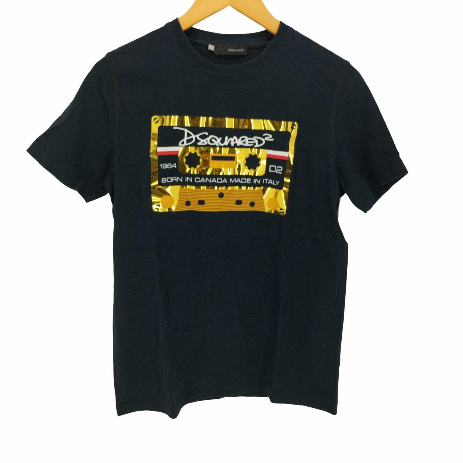 ディースクエアード DSQUARED2 カセットテープ プリント Tシャツ