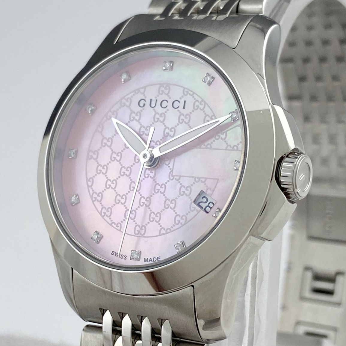 グッチ GUCCI Gタイムレス 12P YA126534/126.5 腕時計 SS グッチ GUCCI Gタイムレス 12P YA126534/126.5 腕時計 SS