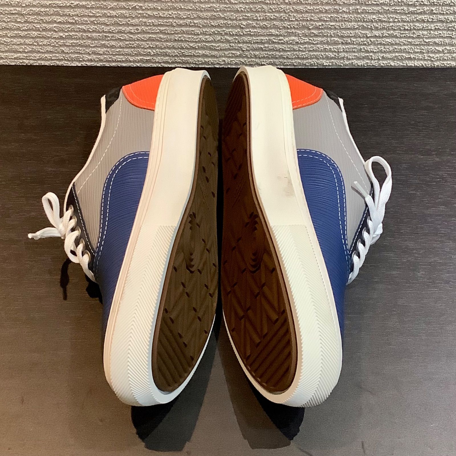 LV エピ トロカデロ・ライン スニーカー ブルー×グレー×オレンジ 25cm LOUIS VUITTON （未使用保管品）ルイ ヴィトン トロカデロライン