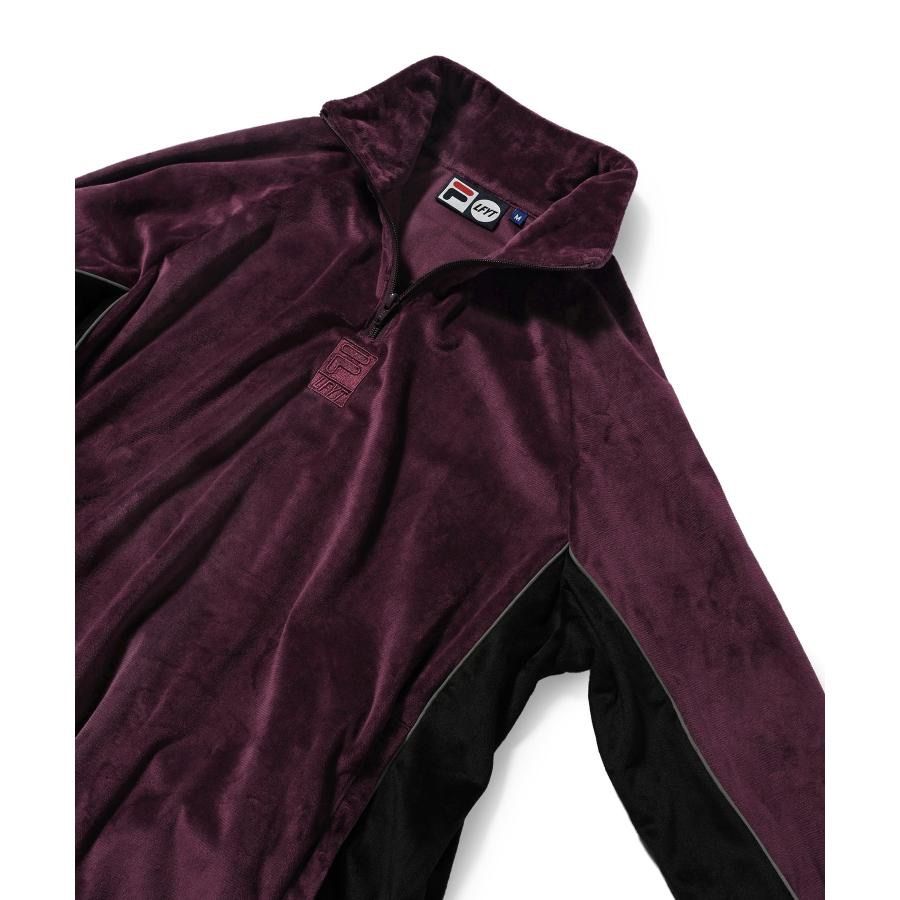 FILA × LFYT フィラ × エルエフワイティー VELOUR HALF ZIP PULLOVER 