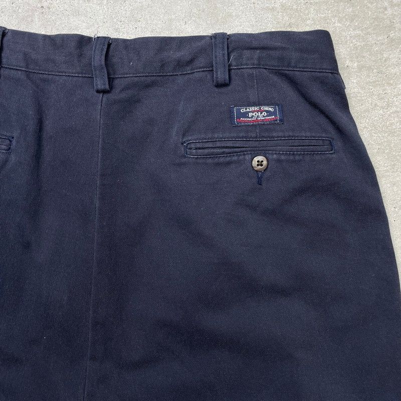 “RalphLauren ラルフローレン　ワイドチノパンツ　Andrew 90年代 Polo by Ralph Lauren ポロラルフローレン 2タック