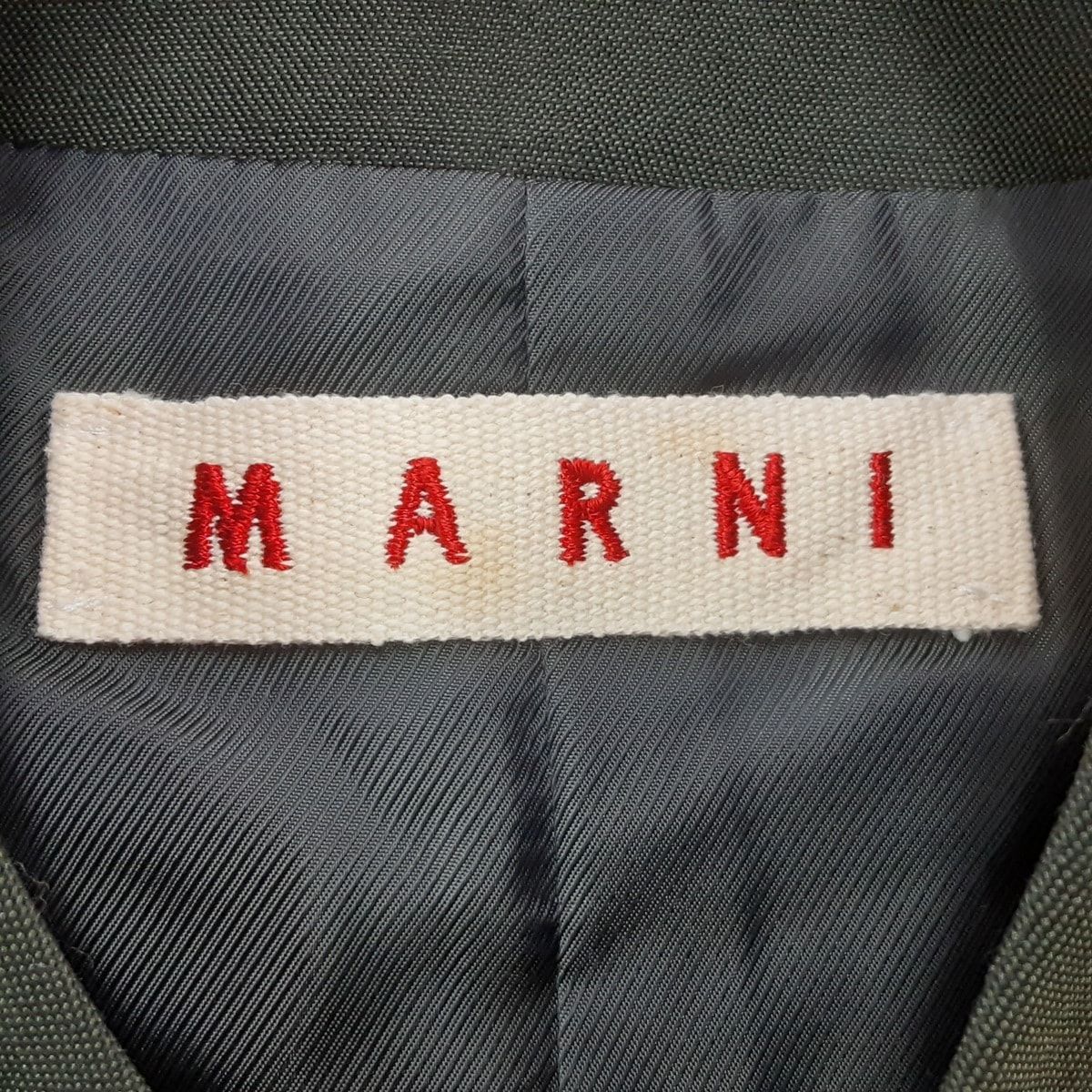 Marni 40サイズ(M) ジャケット Deep blue tropical wool blazer with Marni Mending | Marni