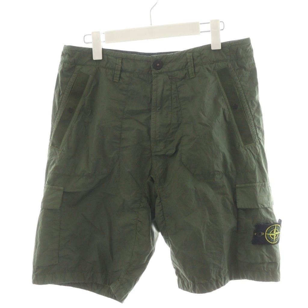 ニ*う様 STONE  ナイロンメタル ショートパンツ W30 STONE ISLANDナイロンショートパンツw30 ニ*う様 STONE ナイロン