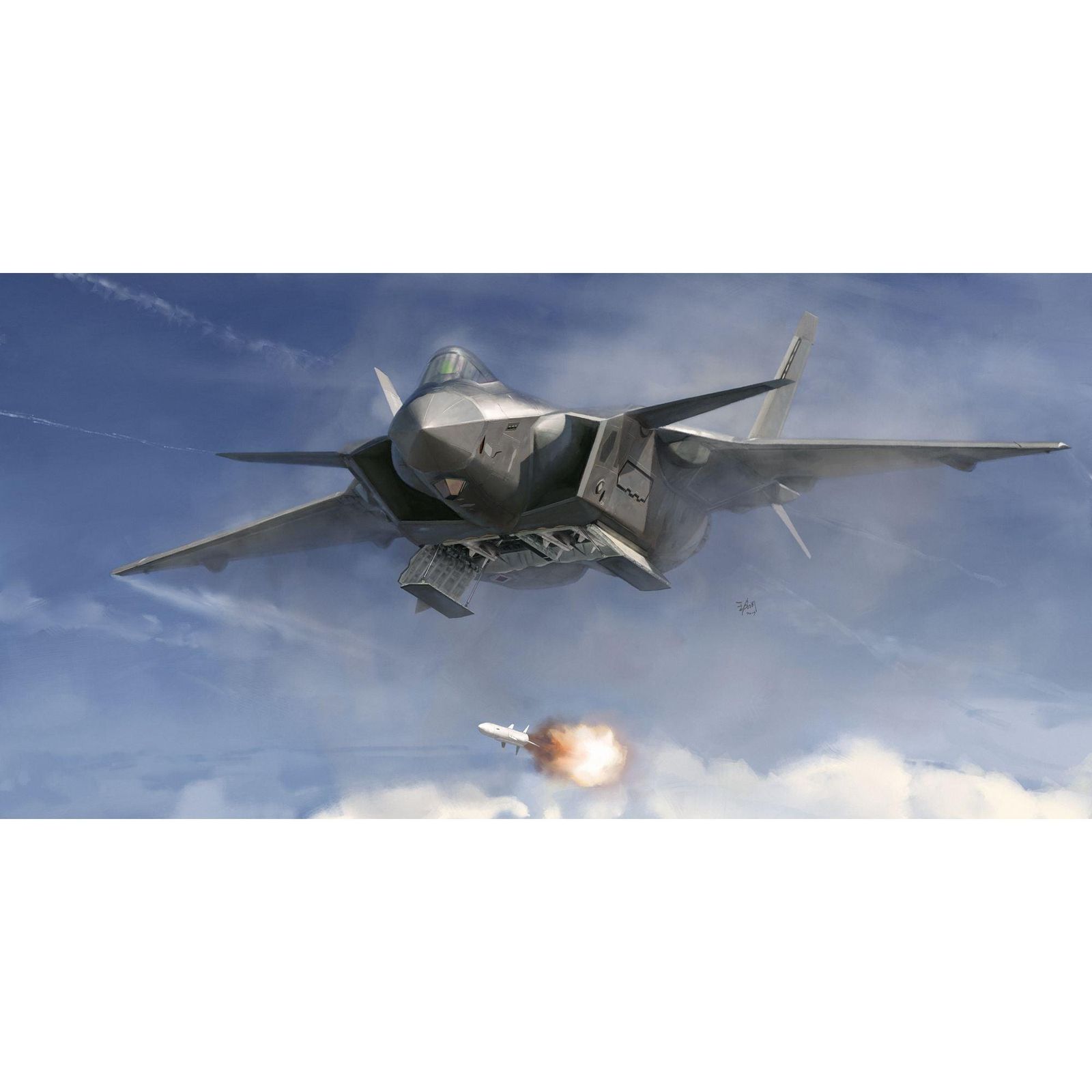 MENG MODEL モンモデル1 48 LS-002 J-20 ステルス戦闘機 スケールモデル ミリタリープラモデル 模型