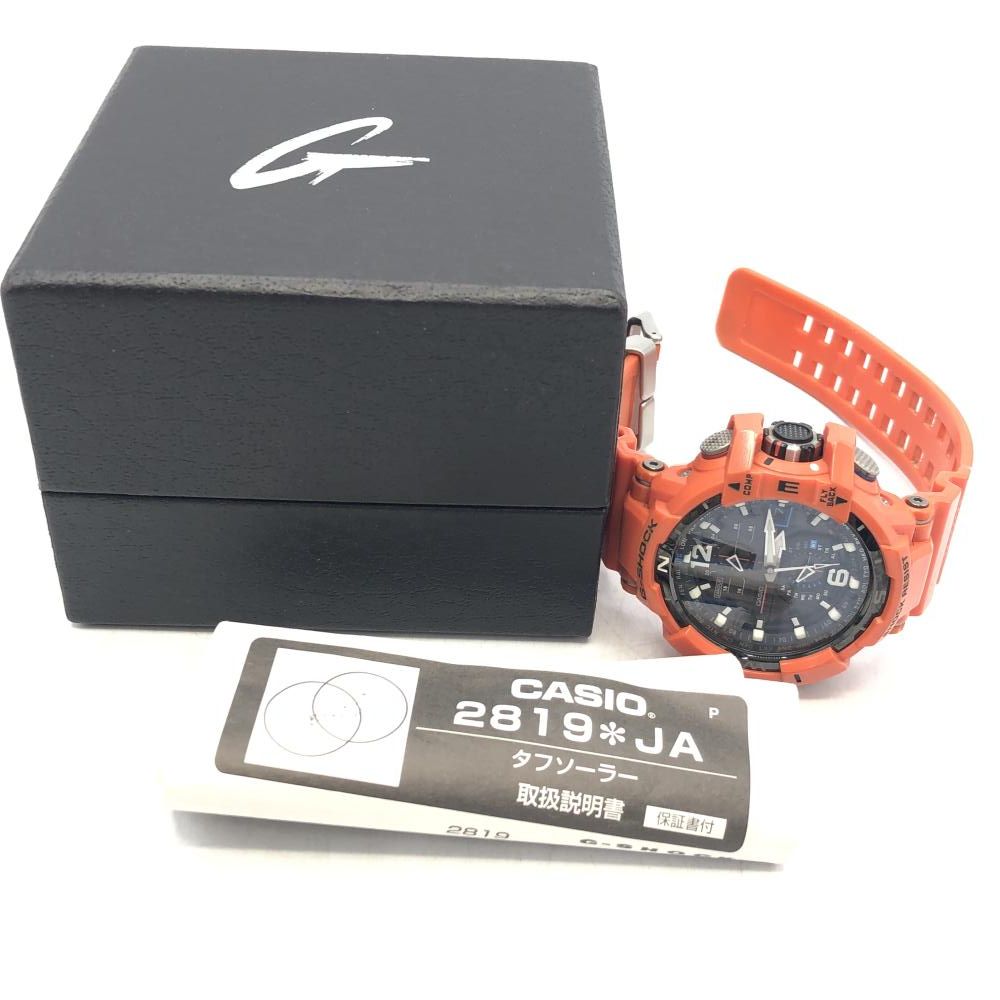 CASIO G-SHOCK スカイコックピット オレンジ 箱付き 中古】G-SHOCK GW