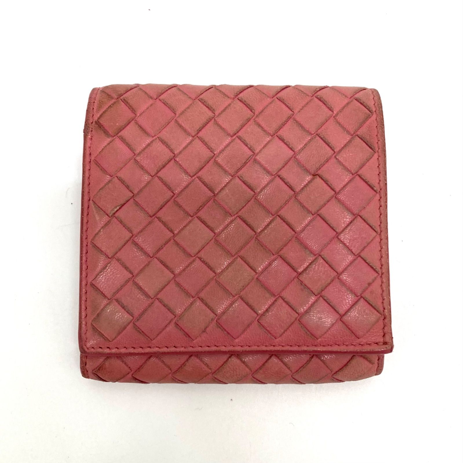 BOTTEGA VENETA ボッテガヴェネタ 折り財布 ピンク レディース BOTTEGA VENETA - ボッテガ 二つ折り財布 ピンクの通販 by