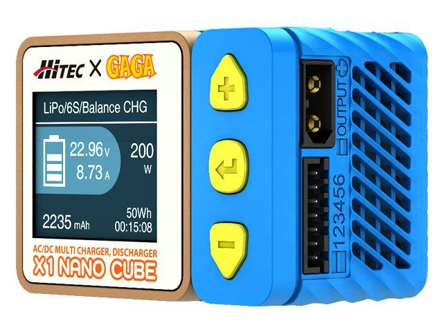 ハイテック　X1 Nano CUBE AC/DC マルチ　充放電器　新品 ハイテック AC/DC マルチ充電器 放電器 X1 NANO CUBE X1 ナノキューブ