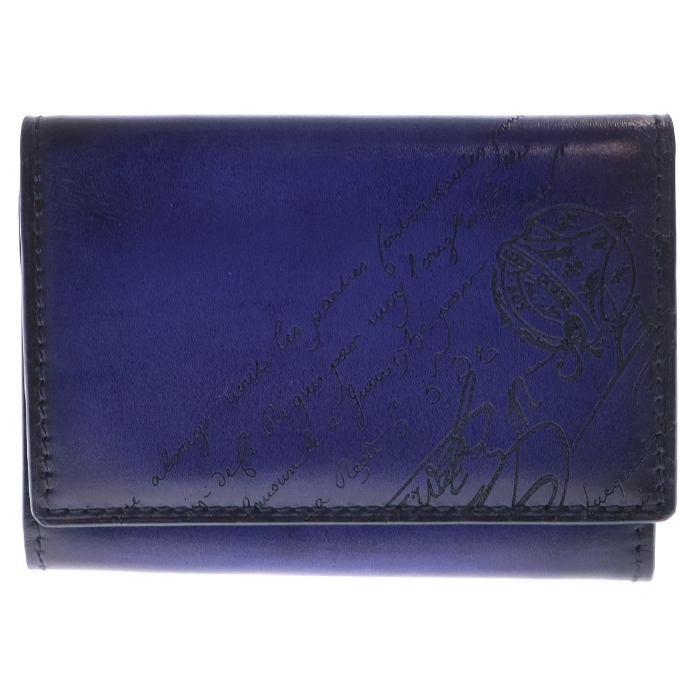 Berluti (ベルルッティ) カリグラフィ カードケース ブルー