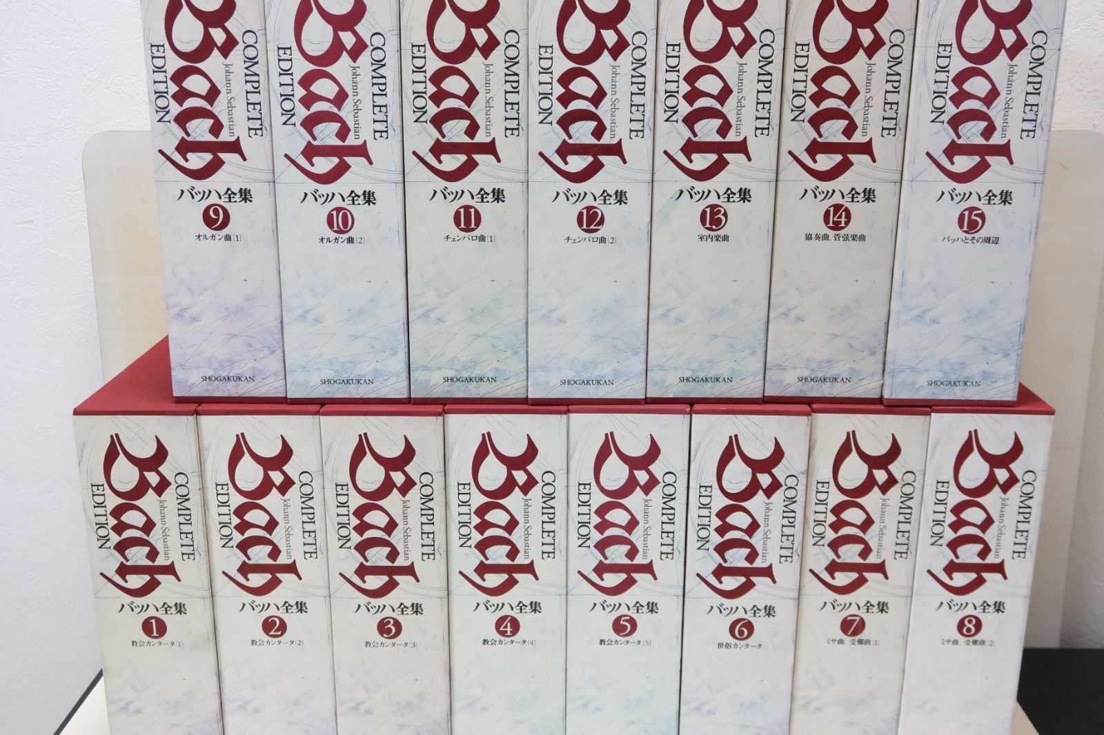 バッハ全集・全15巻/CD156枚/教会カンタータ・世俗カンタータ