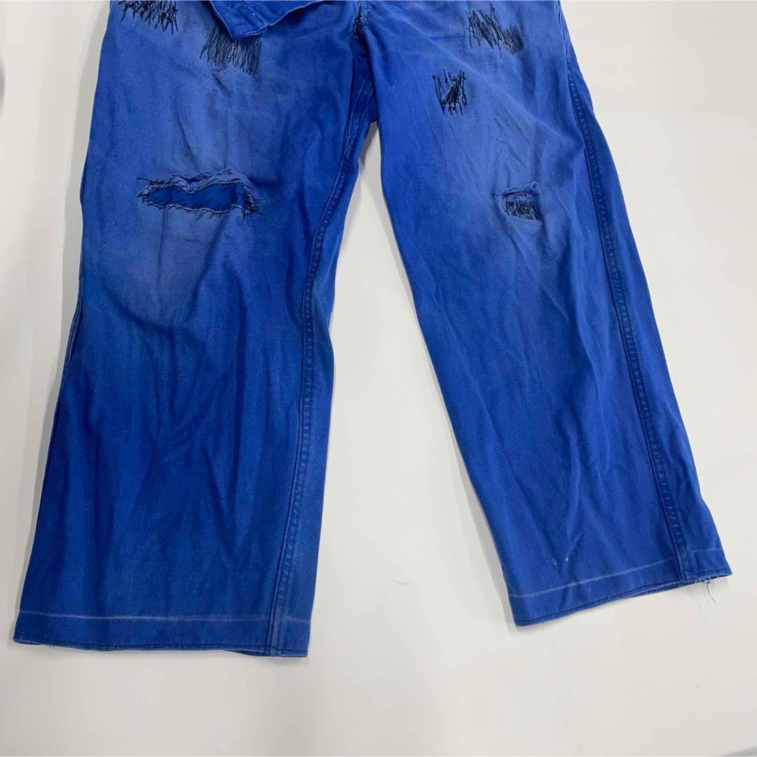 ユーロヴィンテージ 70s W33フレンチワークパンツ モールスキンタイプ