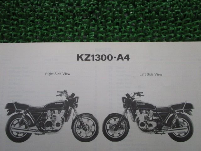 KZ1300 パーツリスト 英語版 カワサキ 正規 中古 バイク 整備書 KZ1300A4 Z1300 hr 車検 パーツカタログ 整備書 - メルカリ