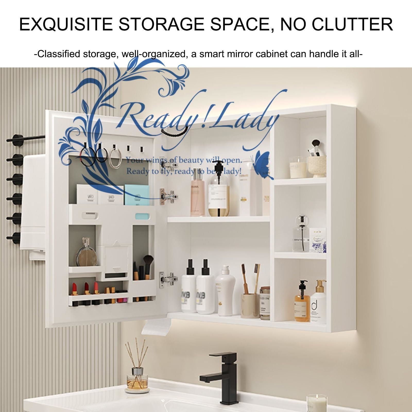 ミラーキャビネット 洗面台 鏡 鏡の曇り止め キャビネット