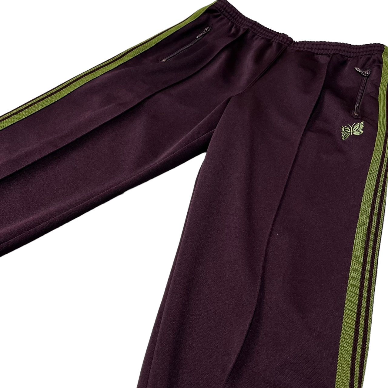 NEEDLES(ニードルズ) 21AW zipped track pant トラックパンツ ジャージ JO226 M マルーン Maroon Poly  Smooth ニードルス - メルカリ