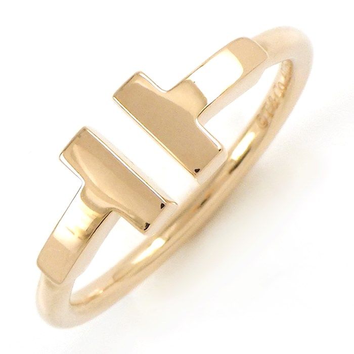 ティファニー Tiffany & Co. リング T ワイヤー 60147375 K18PG 12号  