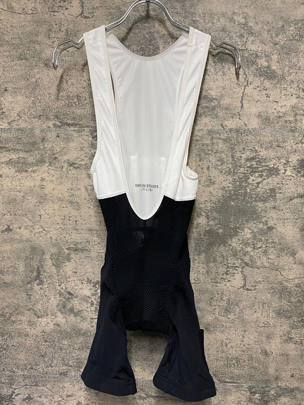 IW787 カフェドシクリステ Cafe du Cycliste ヘレン Helene ビブショーツ 白 黒 XS