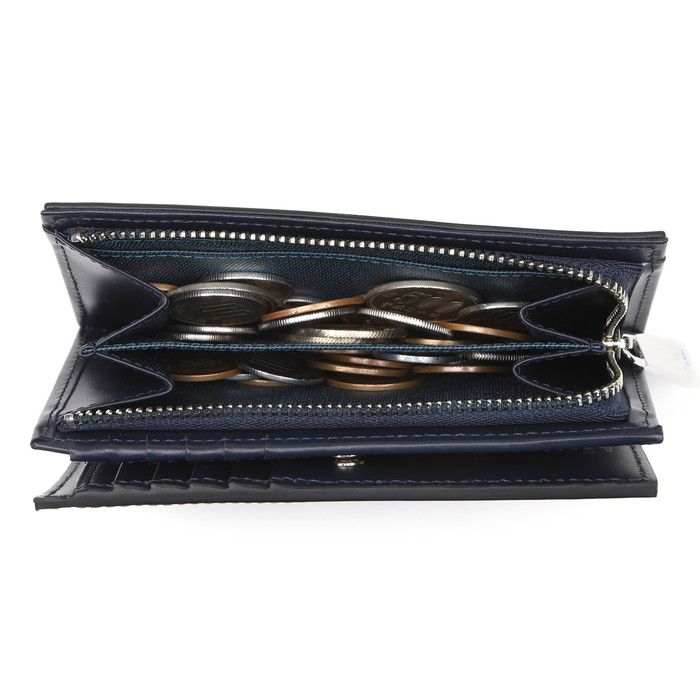 LANVIN en Bleu 555614 ランバンオンブルー パーシャル 二つ折り財布