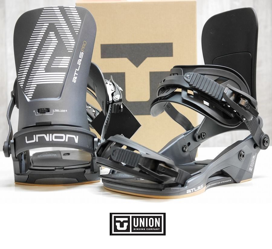 26 UNION ATLAS PRO - METALLIC BLACK - Sサイズ 保証付 スノーボード バインディング