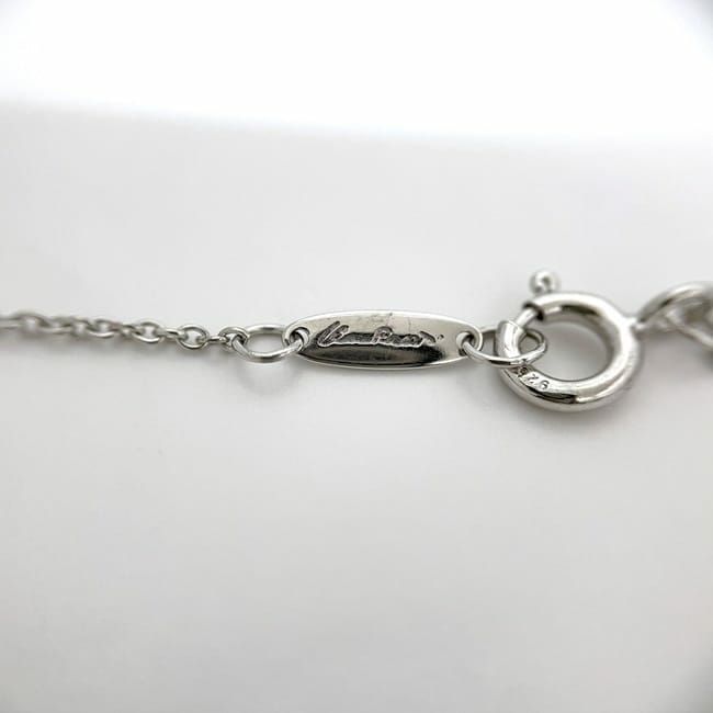 ティファニー オープンハート ネックレス ec-22784 シルバー - メルカリ