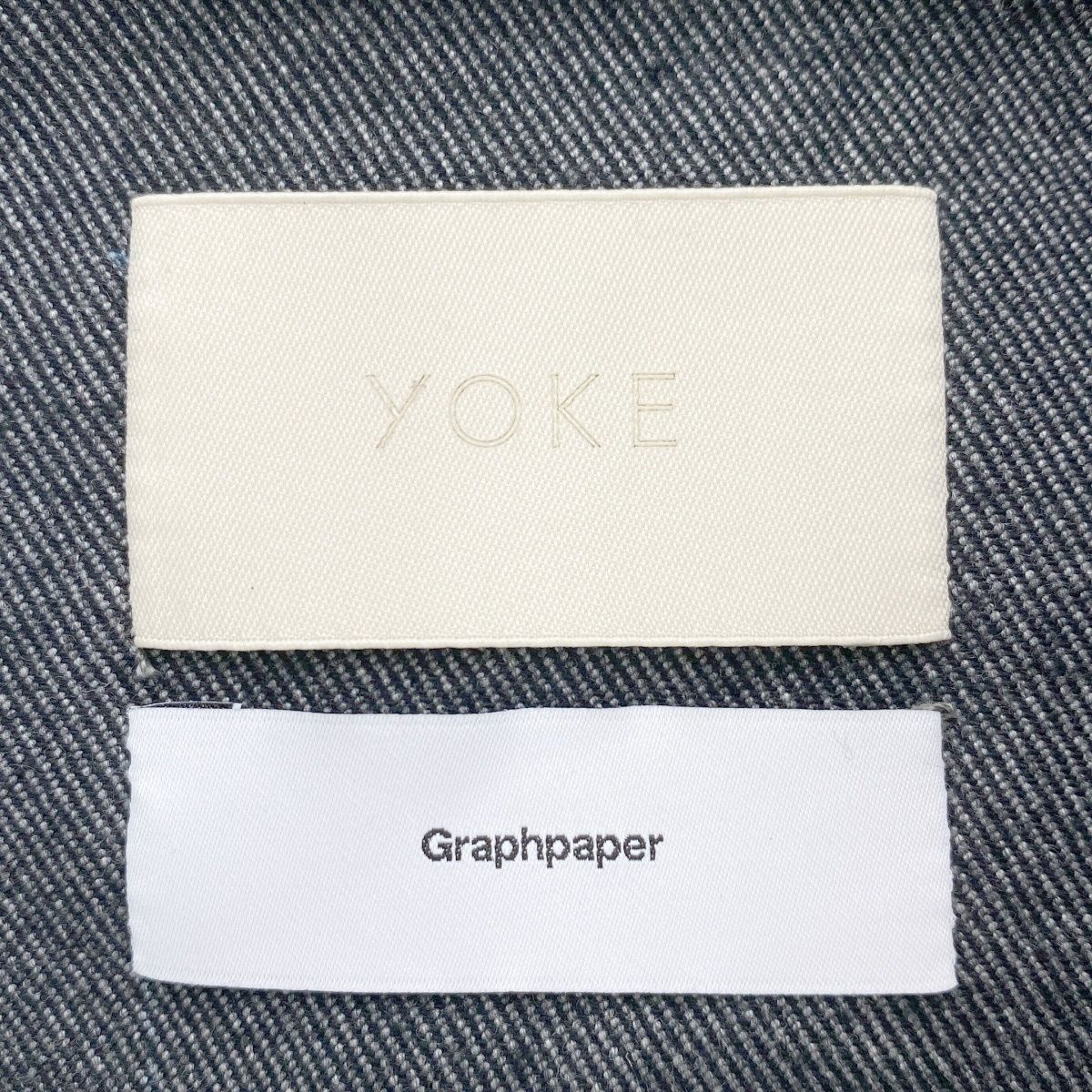 Graphpaper×YOKE グラフペーパー×ヨーク 24AW CUT-OFF DENIM TRUCKER 