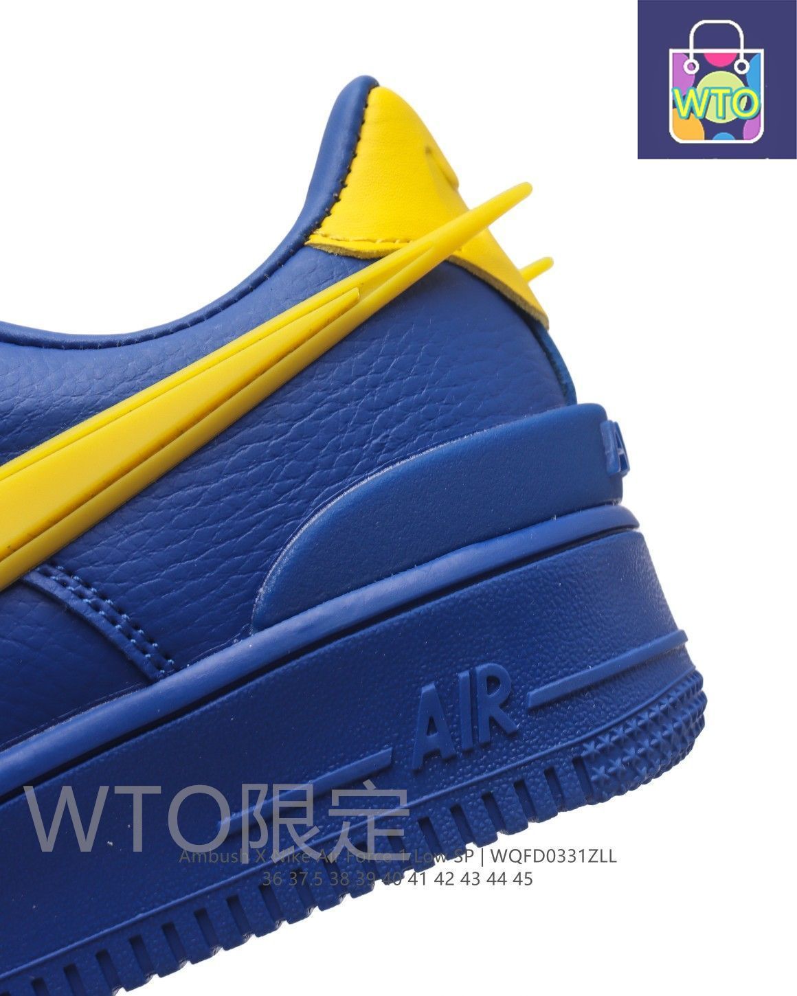 NIKE×AMBUSH スニーカー 青 黄 AMBUSH × Nike Air Force 1 Low 