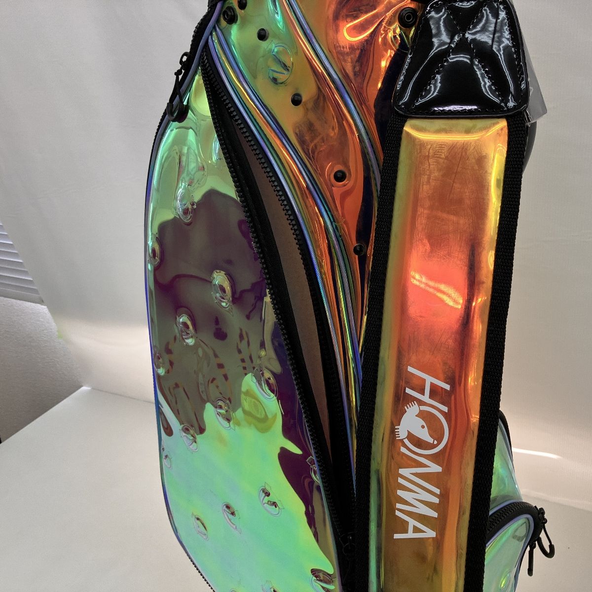 稀少品！HONMA ホンマ　スケルトン クリアキャディバッグ CB12060 HONMA】本間ゴルフ『スケルトン クリアキャディバッグ 5分割 47