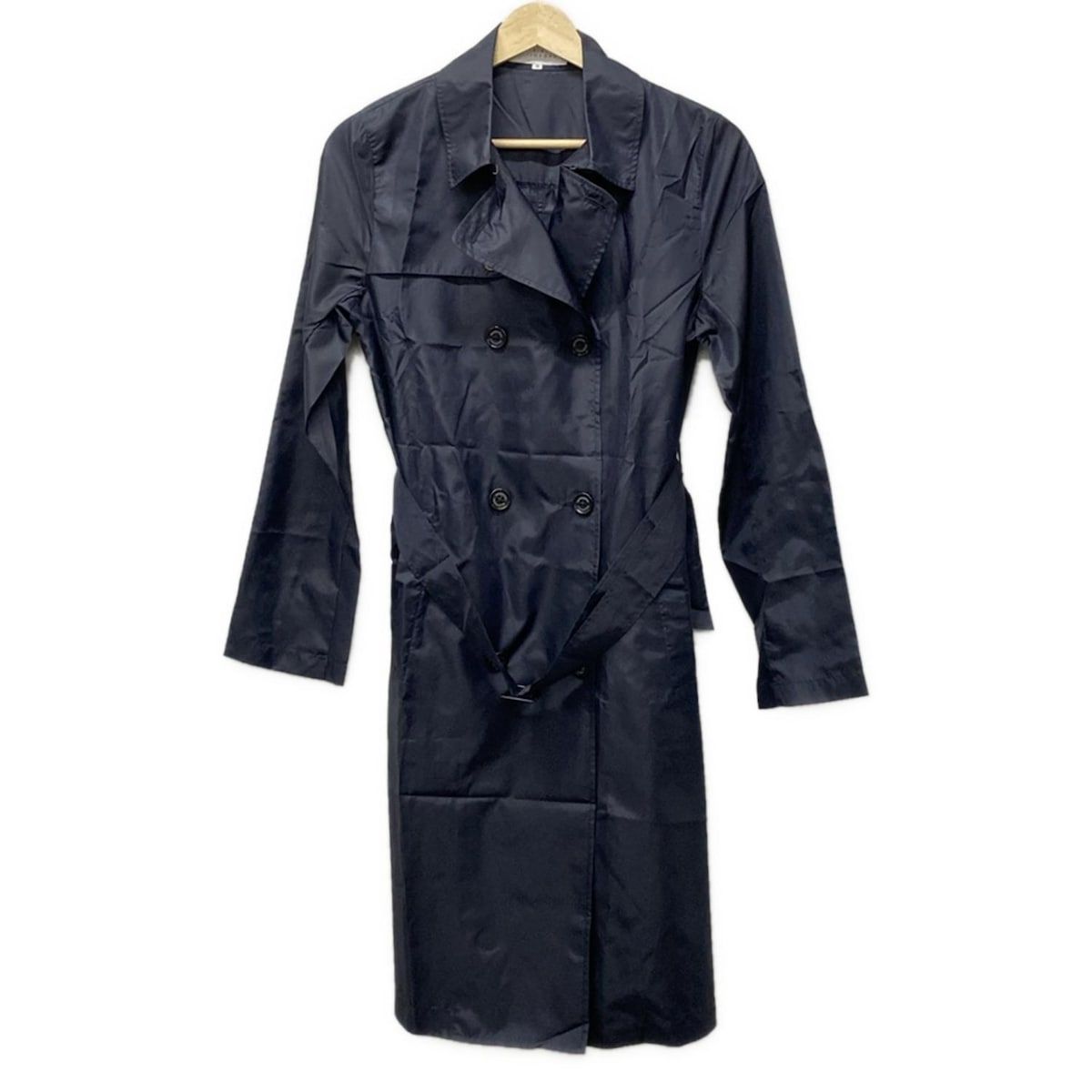 マッキントッシュフィロソフィー コート サイズ38 L レディース - ネイビー 長袖|収納ポーチ|レインコート|オールシーズン