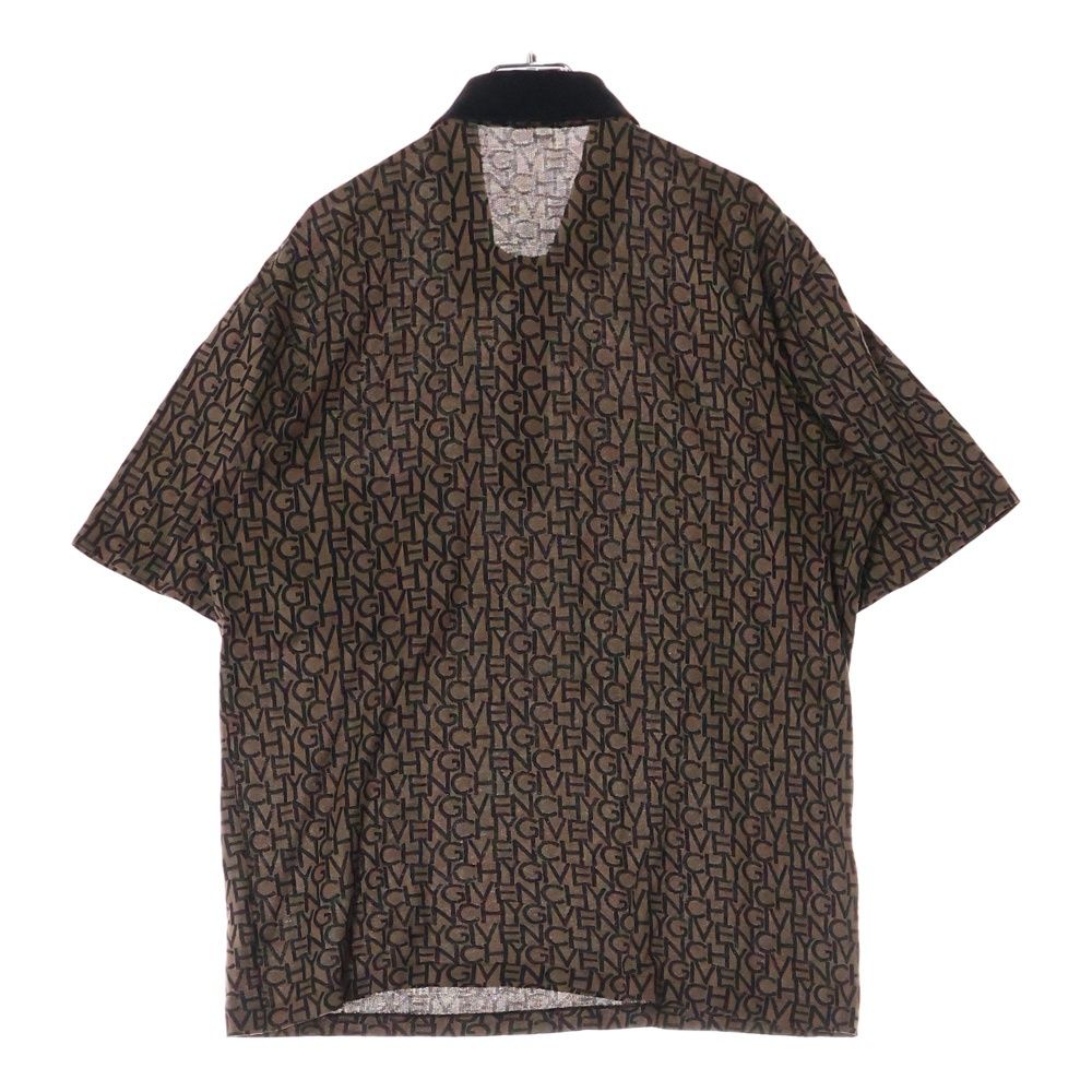 GIVENCHY (ジバンシィ) MONSIEUR LOGO POLO SHIRTS ロゴ総柄半袖