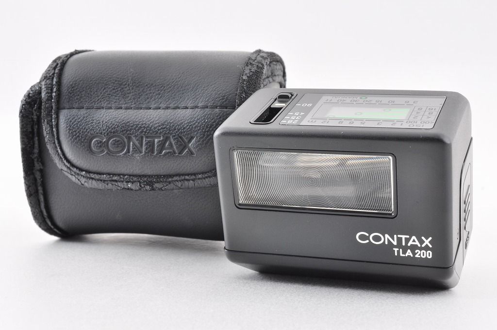 コンタックス Contax TLA200 ブラック TTL 純正フラッシュ シュー マウント G1 | G2対応
