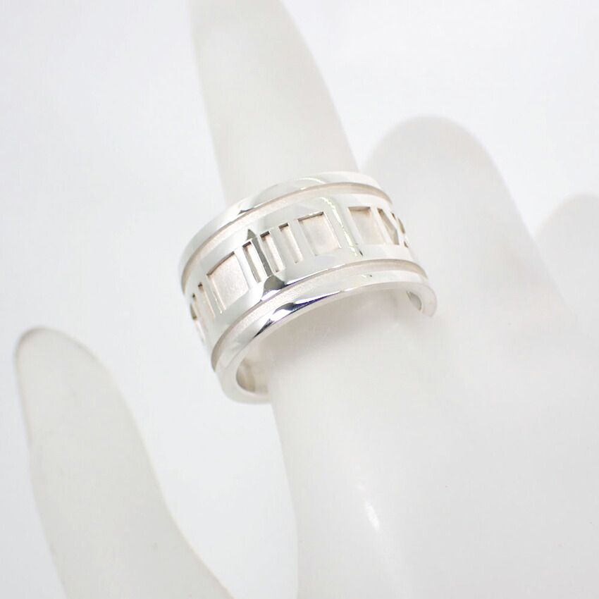 ティファニー 925/アトラスワイド リング /14.5号/j44-3