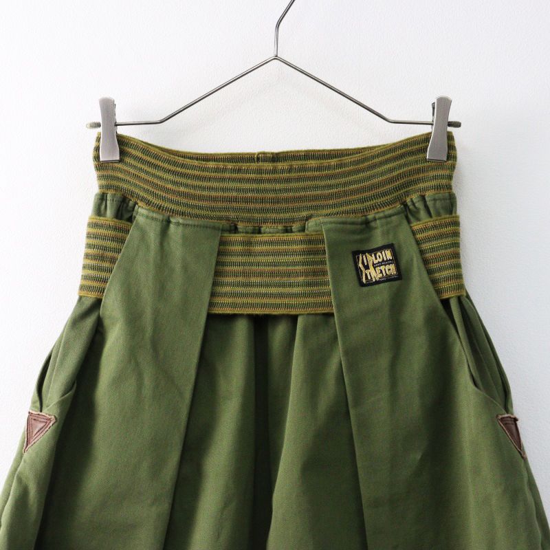 キャピタル KAPITAL OXシモキタ七分丈パンツ 1(S)カーキグリーン