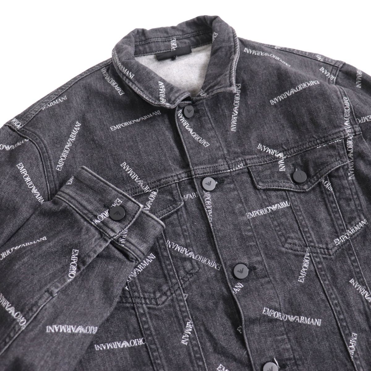良品□19SS 黒タグ EMPORIO ARMANI/エンポリオアルマーニ ロゴ総