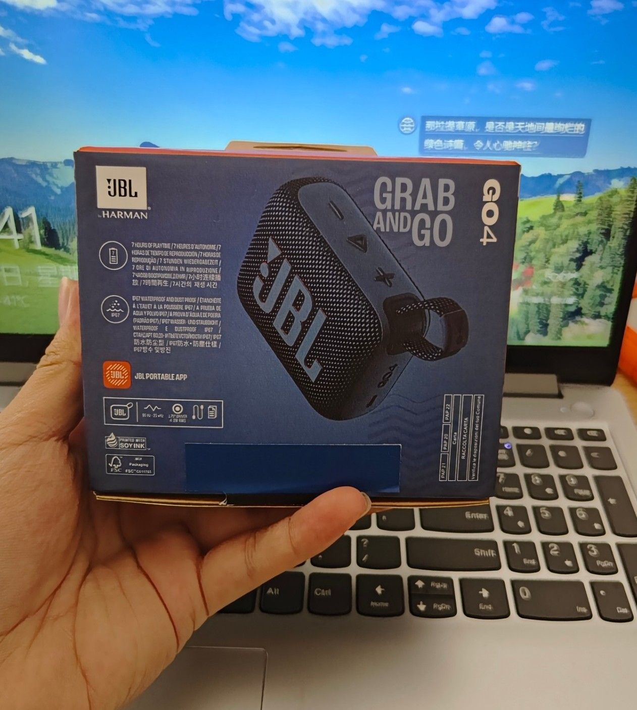 JBL Bluetooth スピーカー GO4 Blue ブルー 新品 未使用