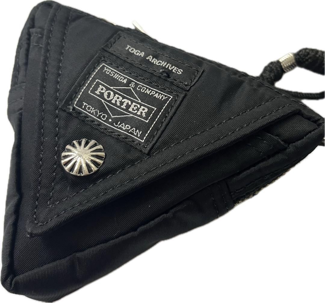 【TOGA】トーガ ショルダーバッグ トライアングルポーチ付 TOGA × PORTER スクエアトライアングルショルダーポーチ