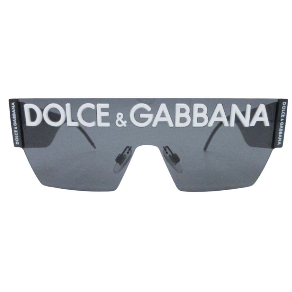 新品同様 DOLCE&GABBANA ドルチェアンドガッバーナ シールドフレーム  