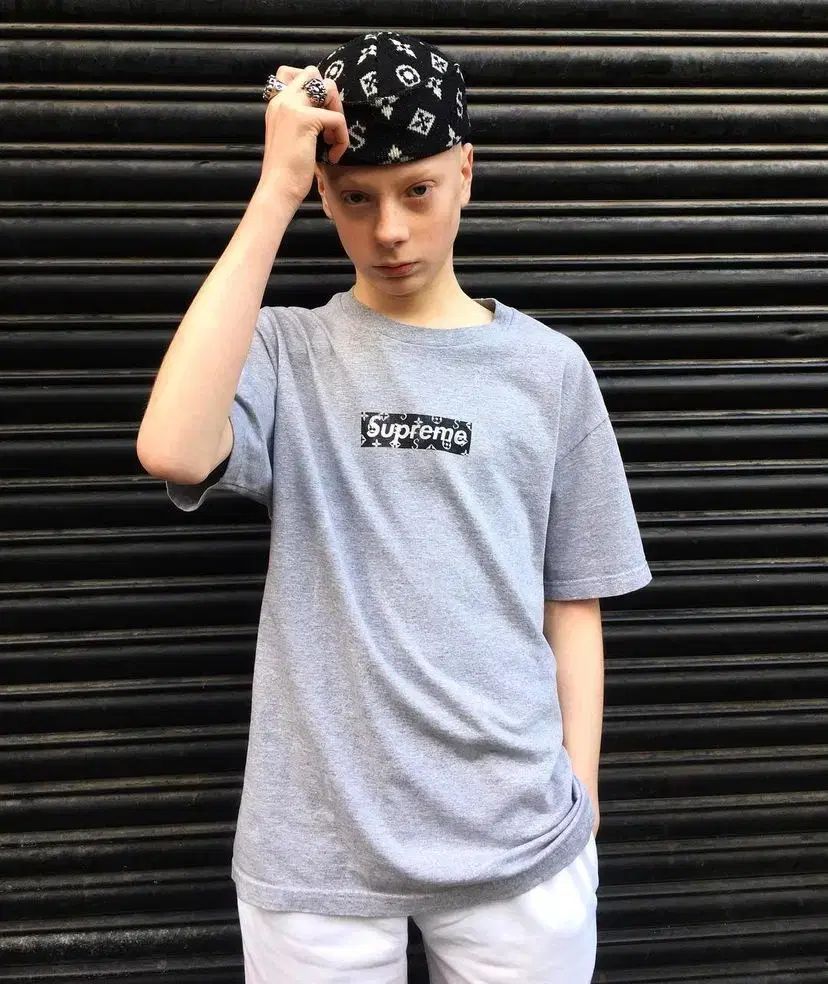 Supreme ルイヴィトン　グレー Tシャツ 2076738863.jpg?1750228534