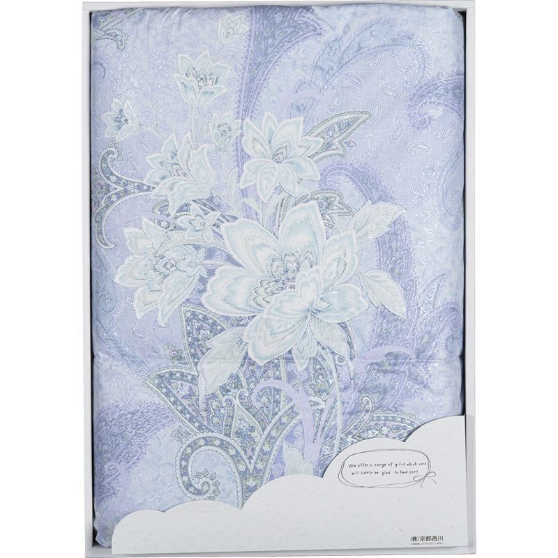 【ギフト】[寝具]西川 ゴーライト 羽毛肌掛けふとん ブルー