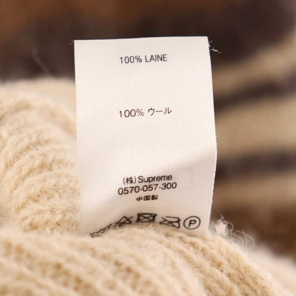 SUPREME (シュプリーム) 19AW Brushed Wool Zip Up Sweater ブラッシュ