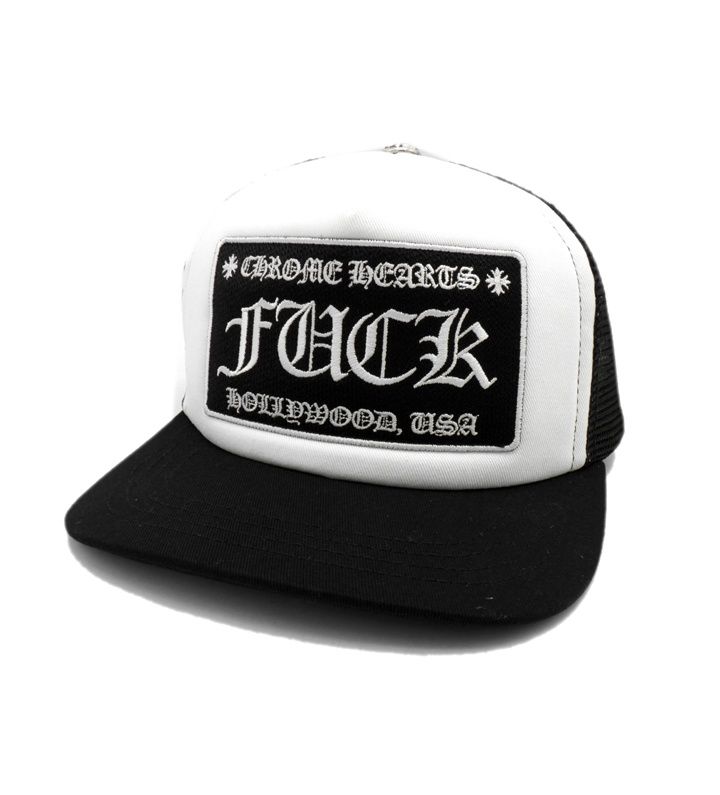 クロムハーツ CHROME HEARTS 【 FUCK TRUCKER CAP 】 FUCK 刺繍