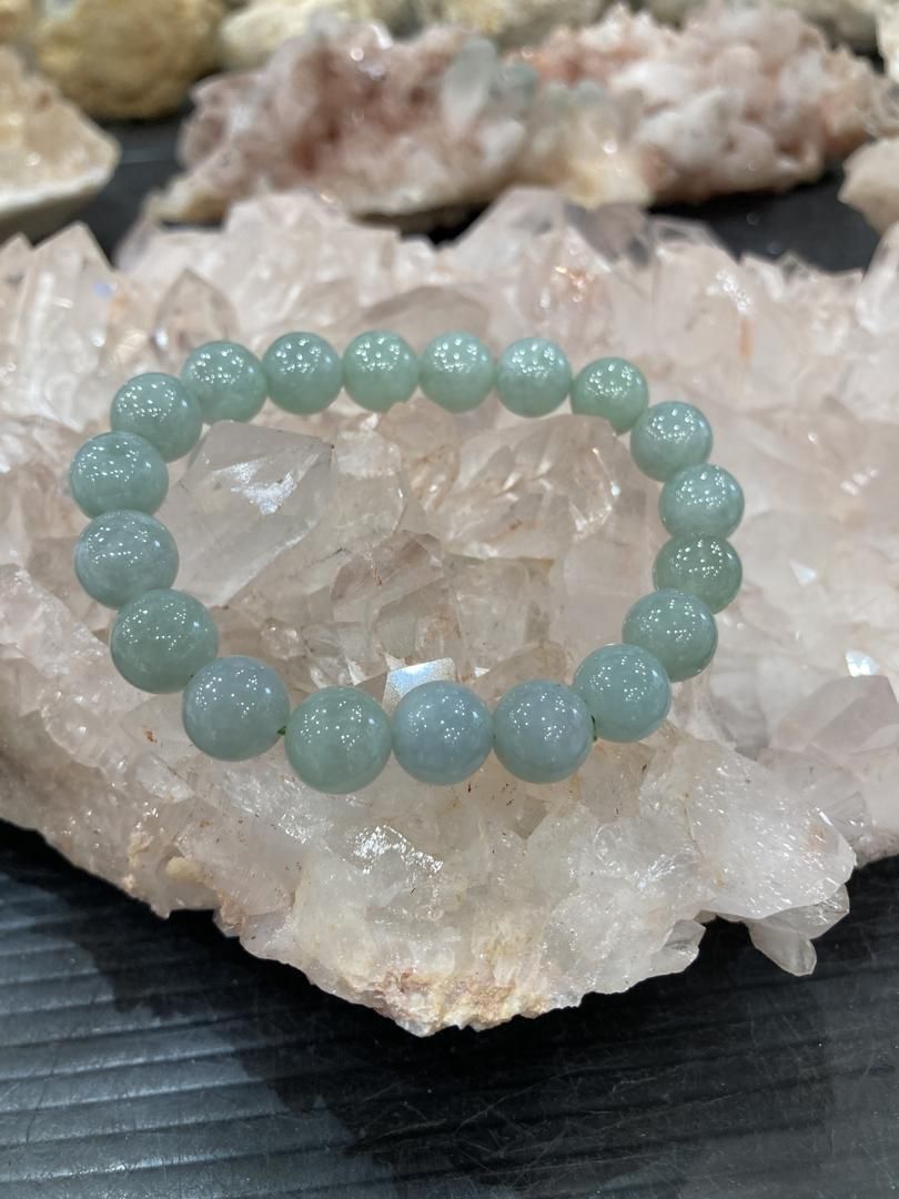E29405 AAA翡翠 10㎜ ブレスレット ヒスイ ジェー ド ジェダイド jade bracelet