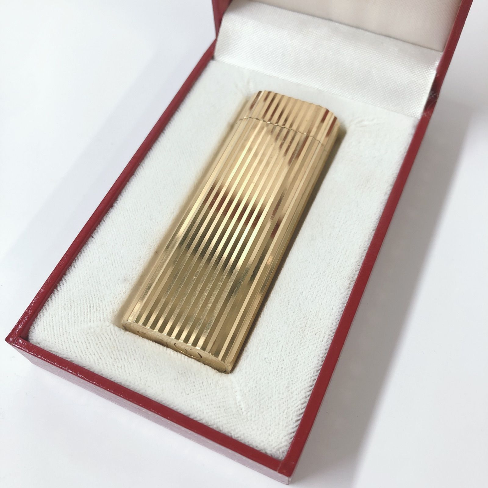 Cartier カルティエ ガスライター ケース付 ジャンク（返品不可