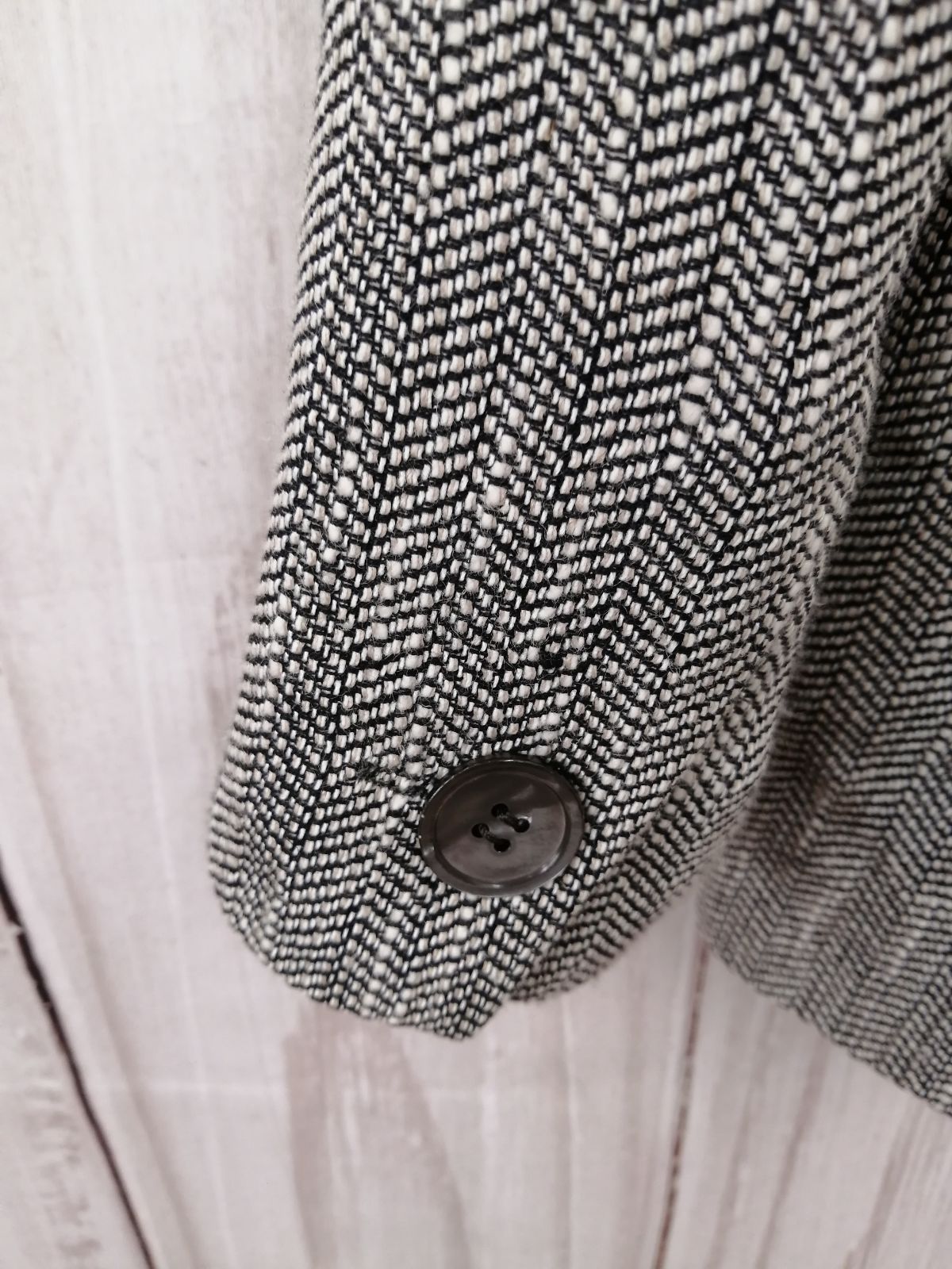 未使用級⭐︎Max Mara ブラック ダブル テーラードジャケット 白タグ 38 MaxMara/JACKET/マックスマーラ/ジャケット/白タグ/38/М相当