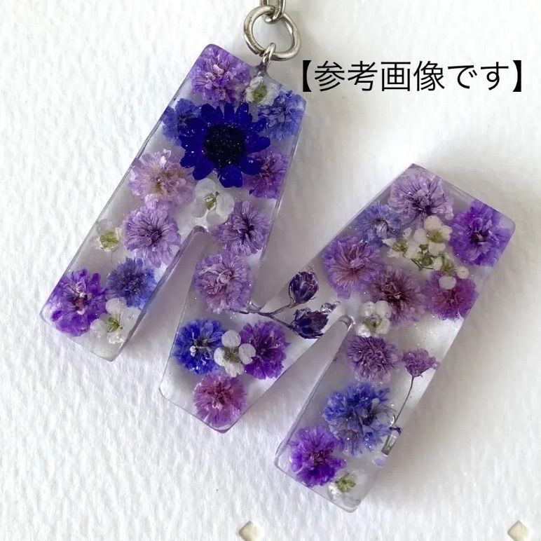 店舗安い お花のイニシャルキーホルダー【Y】イエロー＊バッグチャーム