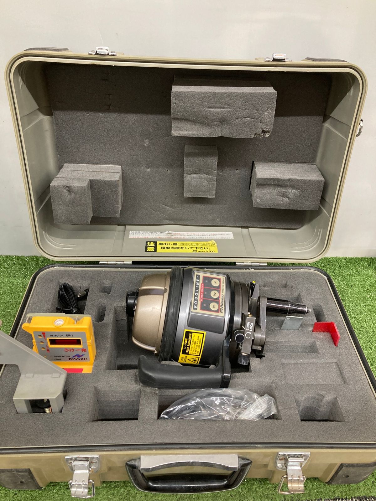 中古品】【0921】☆リズム レーザー墨出し器 ROBOLINE CP-S81 受光器 