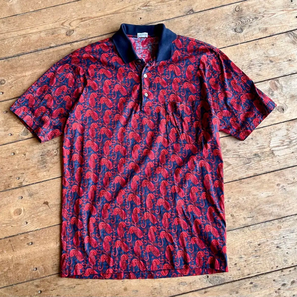 90s LANVIN ランバン イタリア製 ペケシャツ