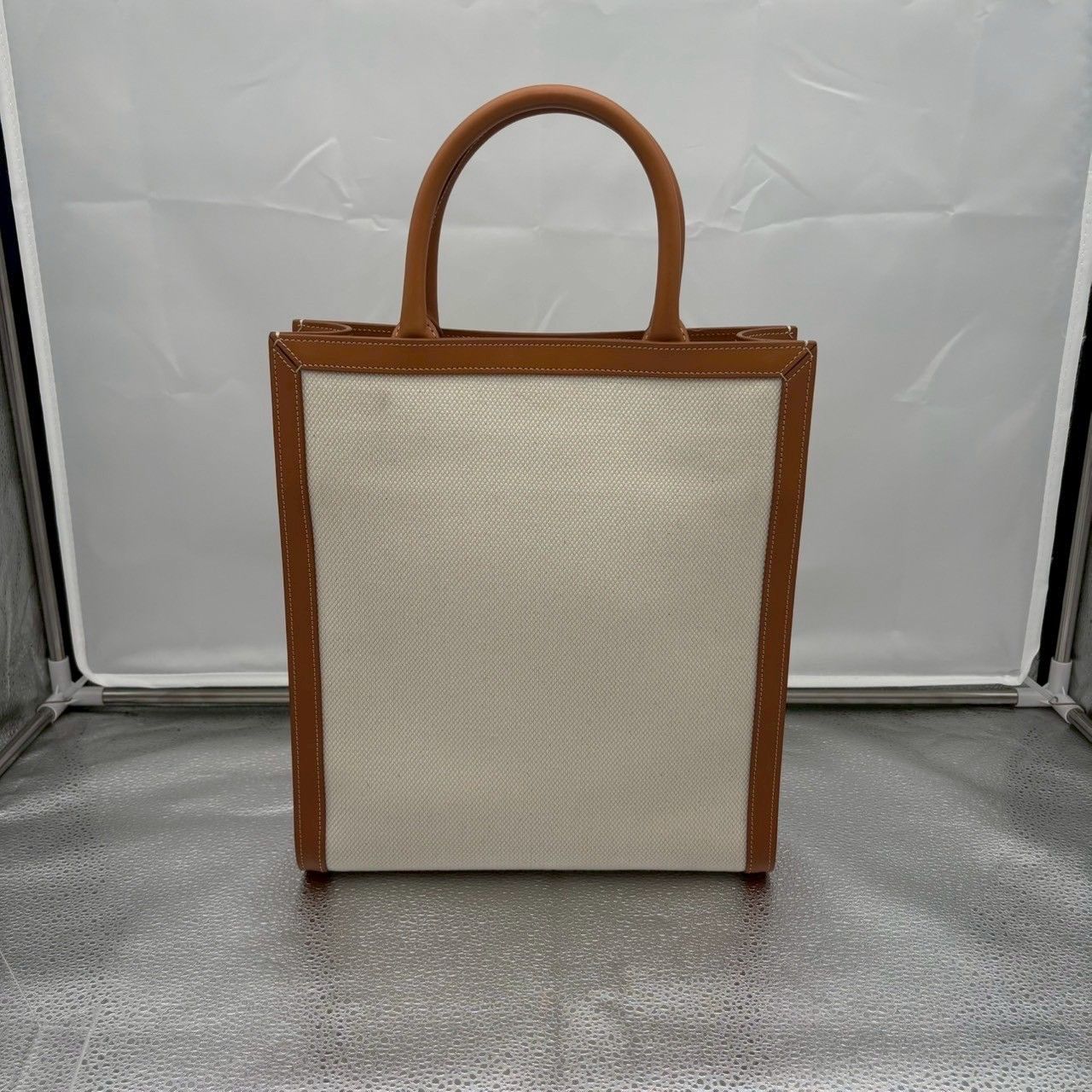 CELINE セリーヌ バーティカル カバ 2way トートバッグ ベージュ