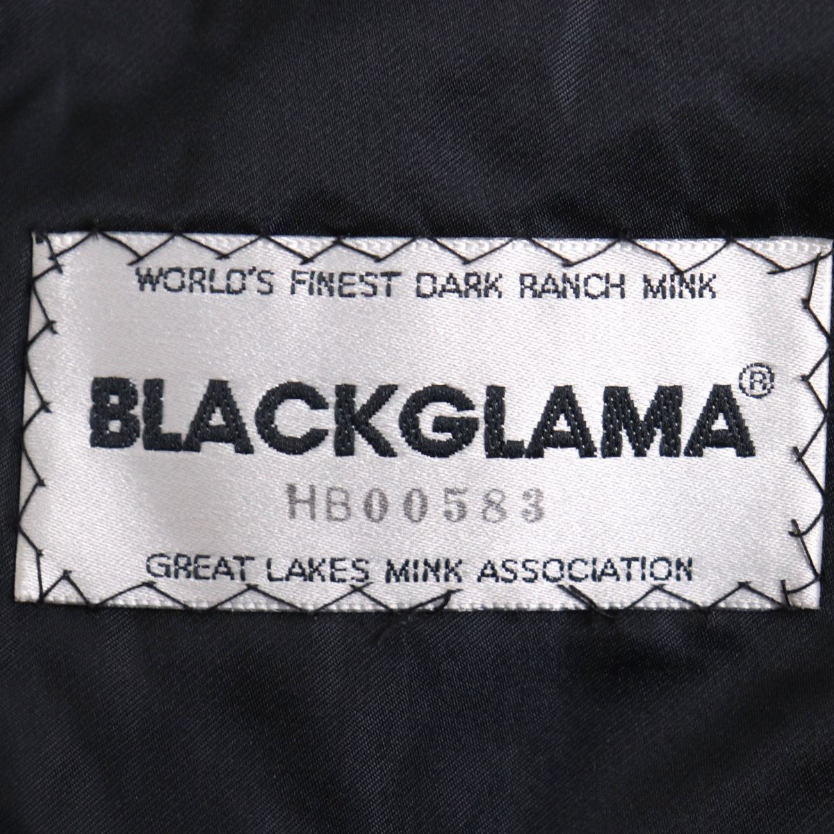 極美品☆BLACKGLAMA ブラックグラマ MITSUKOSHI 三越 MINK ミンク 本