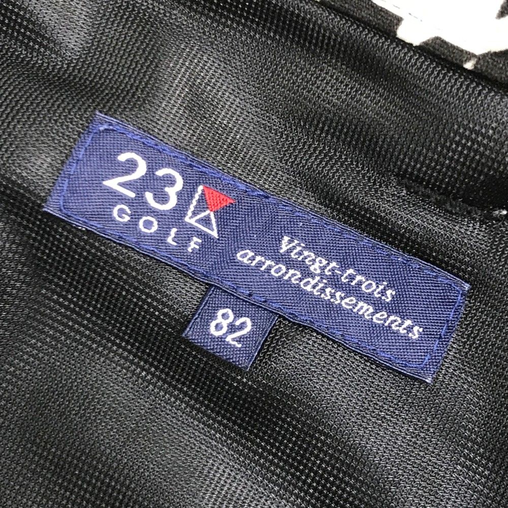 サイズ：82 23区GOLF ニジュウサンクゴルフ  ストレッチパンツ 千鳥柄 ブラック系 [240101447799] ゴルフウェア メンズ ストスト サイズ：82 23区GOLF ニジュウサンクゴルフ ストレッチパンツ